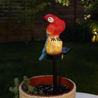 Perroquet lumineux solaire à planter