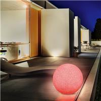 Lampe boule solaire couleur changeante ou fixe Stone 50 cm                      