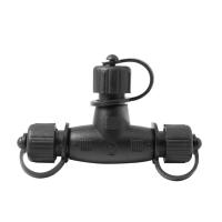 Raccord en T, 1 entrée 2 sortie 2 pins femelles, IP65 pour spots 12-24V