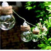 Guirlande solaire Swing 10 ampoules à filament led                              