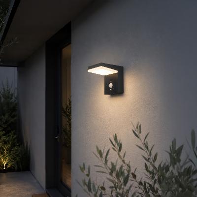 Applique murale solaire Lana 600 lumens avec détecteur de mouvement             