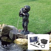 Kit fontaine Yannick avec pompe solaire directe 600L - 10W                      