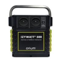 Station d'énergie autonome portative avec batterie Lithium 500 Wh, à recharge secteur, allume cigare ou solaire (non inclus), sorties 5V USB, 12V, 220V