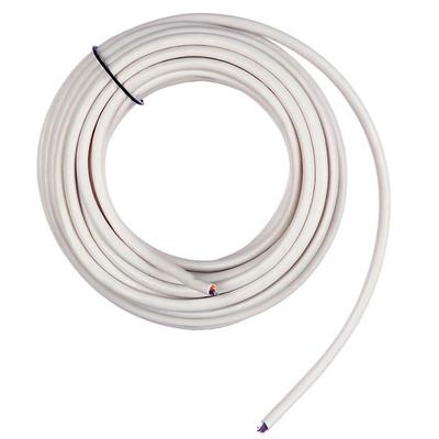 Câble électrique souple blanc 5m, 2x1,5mm2                                      