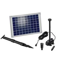 Kit pompe solaire bassin fontaine cascade Pro Batt 2600L-100W avec