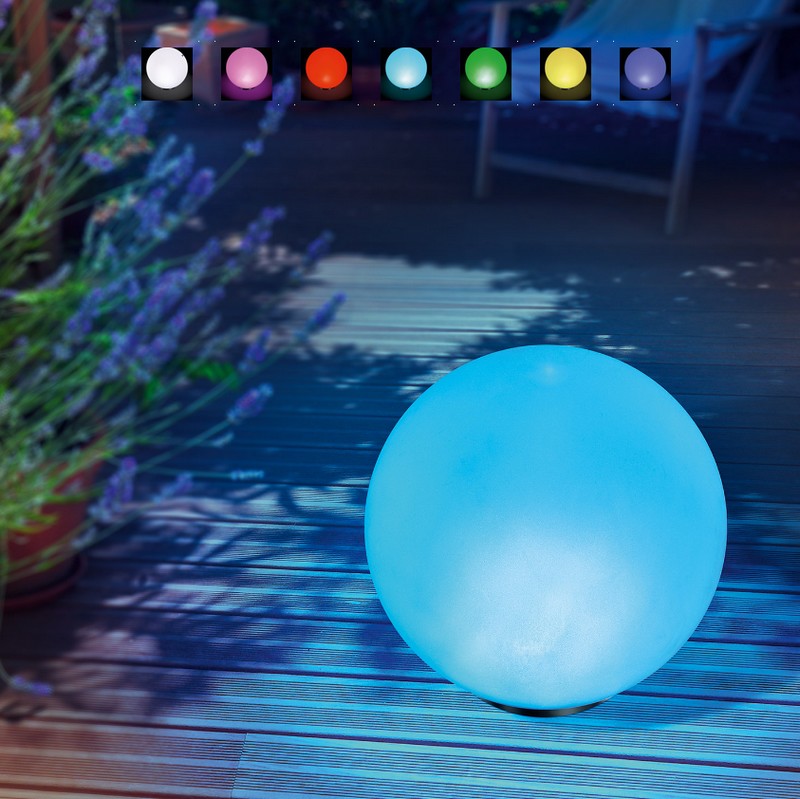 Lampe boule solaire 30cm