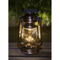 Lampe tempête solaire Vintage blanc chaud 58 lm