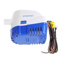 Pompe submersible type vide cale 24V 2500 l/h maxi automatique, interrupteur niveau bas intgr