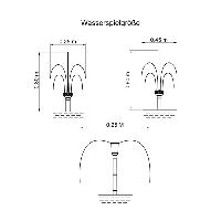 Kit pompe bassin solaire avec batterie et filtre uv : jet d eau 800l - 12w      