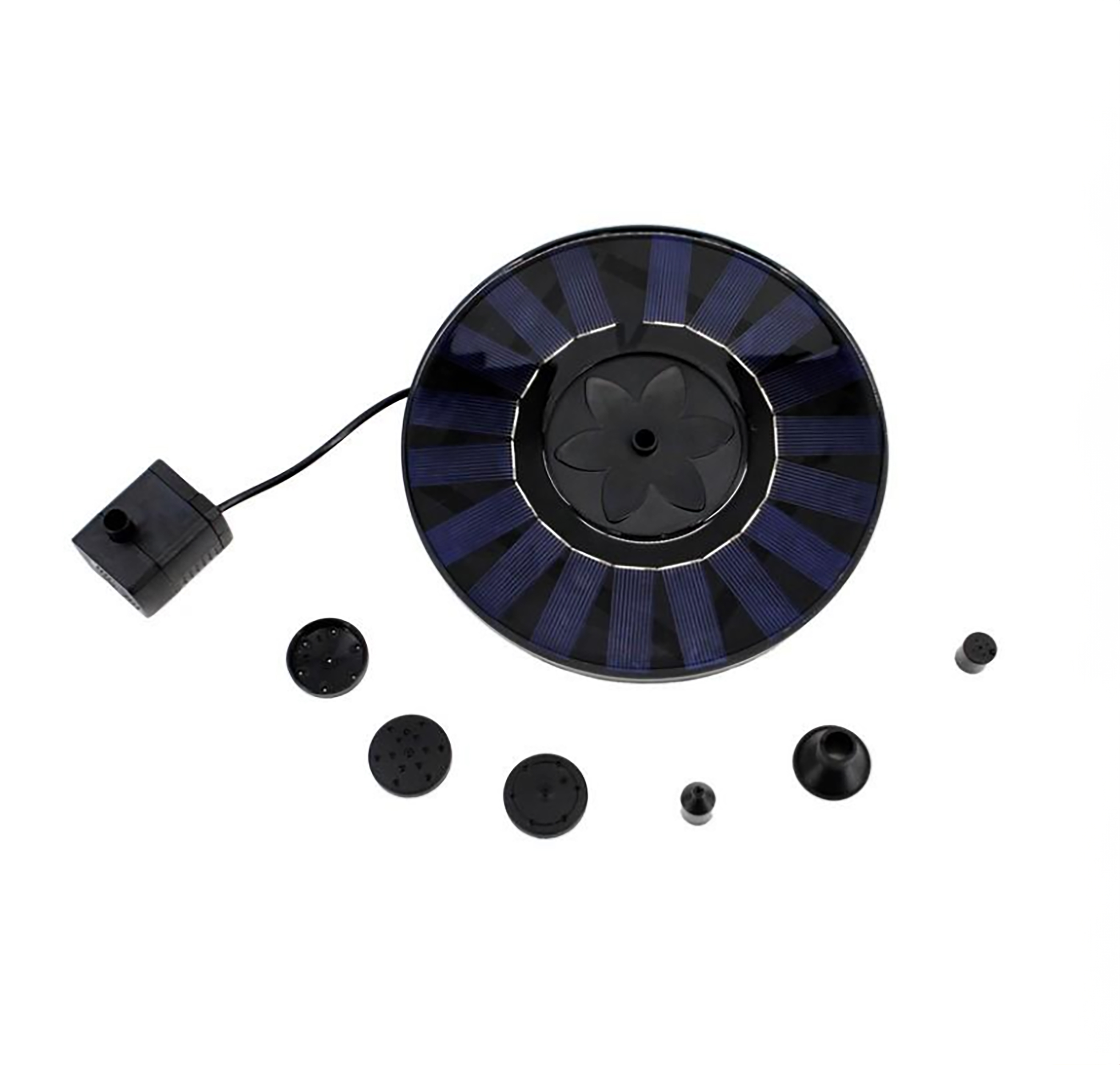 Pompe solaire intégré flottante tout en un diam. 18 cm débit 130 l/h            