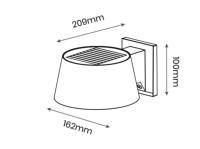 Applique murale solaire Vesta 1000 lumens                                       