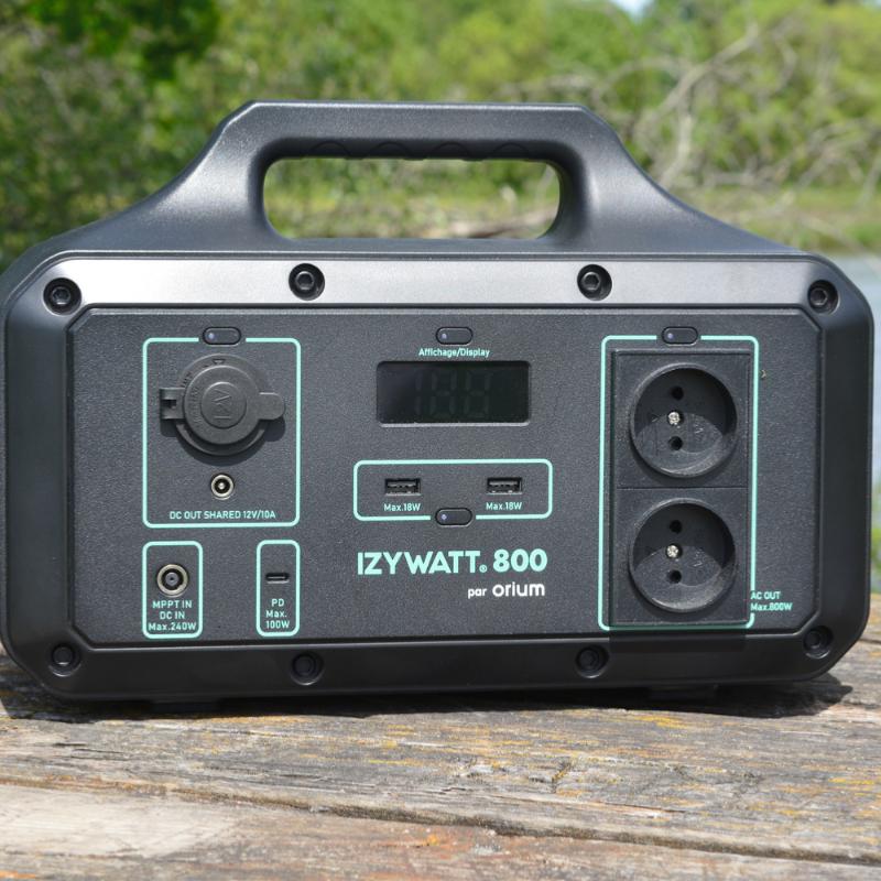 Station D'énergie Portable 691,2Wh 800W - Batterie LFP, Charge Solaire/voiture/prise, PD100W, Pour Camping