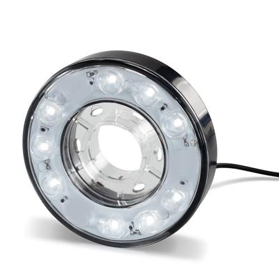 Anneau led 8 cm blanc froid 12 VDC, 5m de câble, pour pompe solaire avec système batterie proBatt