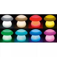 Champignon lumineux solaire multicolore