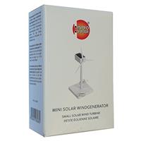 Eolienne solaire ABS blanche 16cm