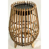 Lampe solaire Elvira bambou métal 100 lumens