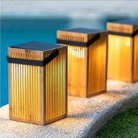 Lanterne solaire bambou Okinawa 900 lumens                                      