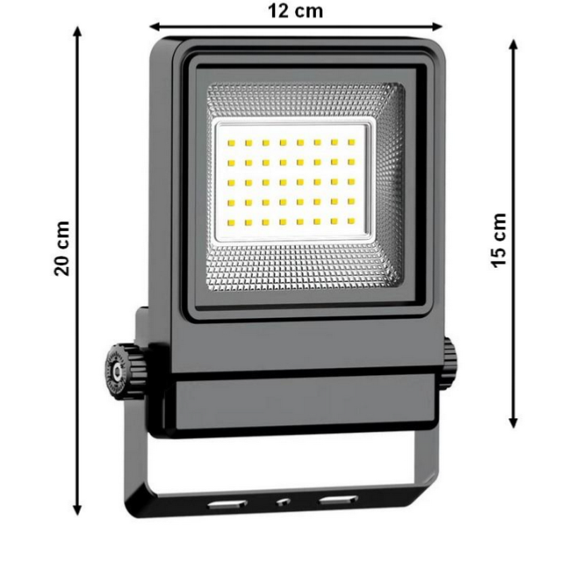 Kit eclairage solaire puissant avec détecteur de mouvement 20W-20W-2000lm