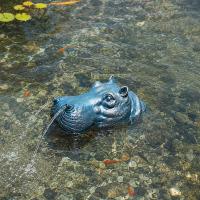 Sujet cracheur Hippopotame L 28cm x H 11cm                                      