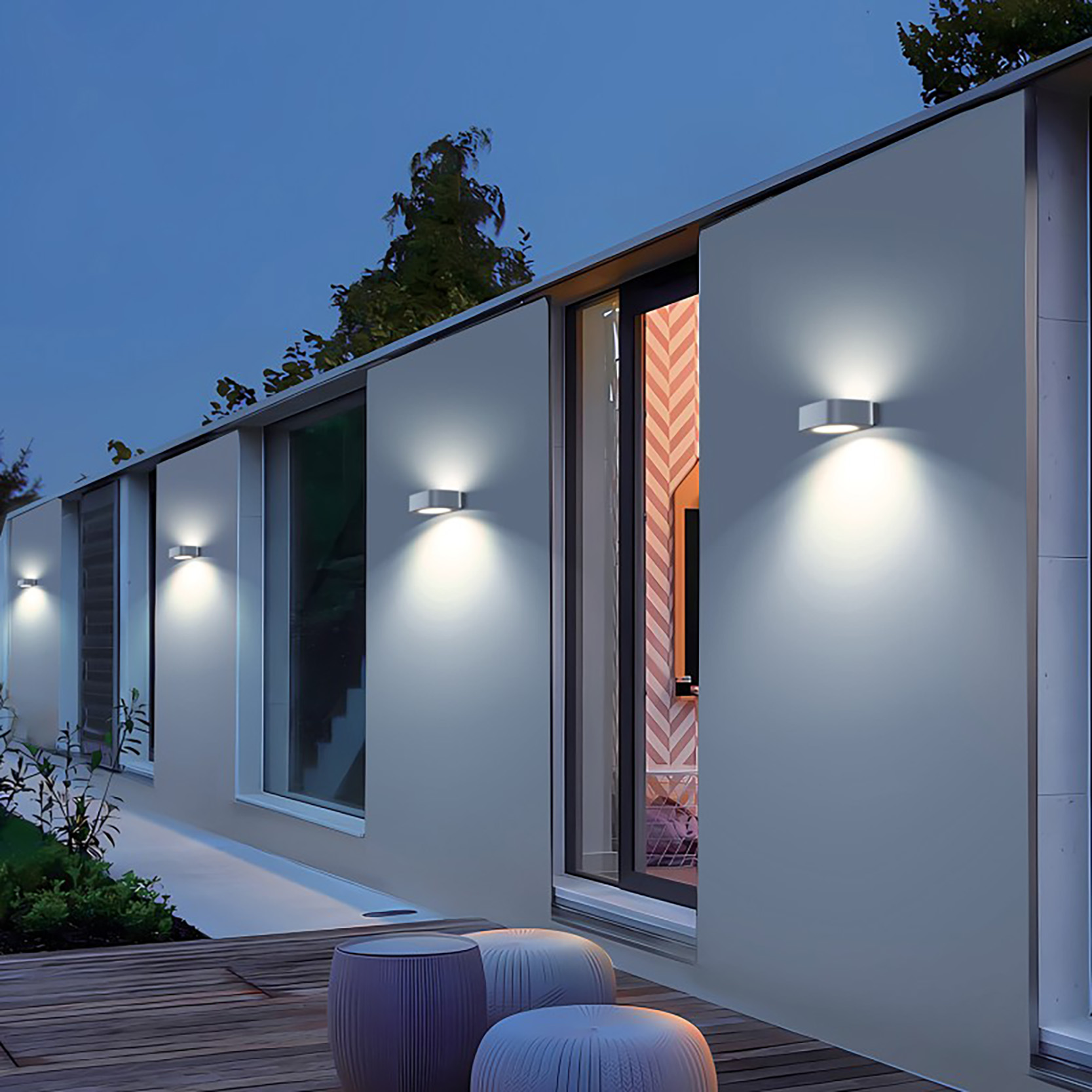 Applique murale solaire Dome 700 lumens                                         