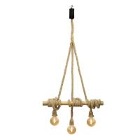 Suspension 3x ampoule Ilaria sans fil recharge solaire et USB