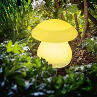 Champignon lumineux solaire multicolore
