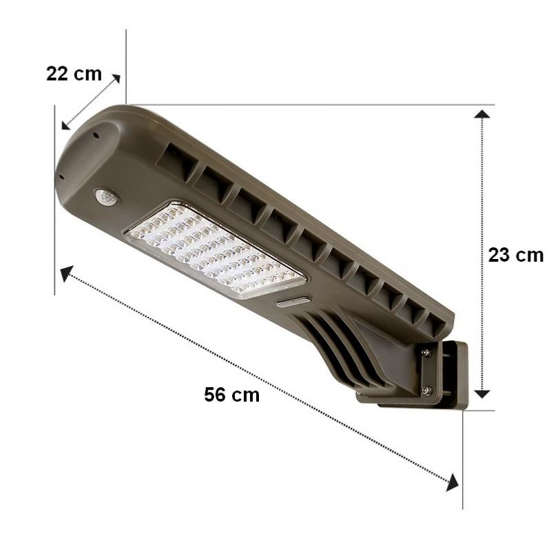 Calex Projecteur LED Solaire - Avec Détecteur de Mouvement – 12W -  Lampesonline