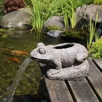 Sujet cracheur Grenouille L 45cm x H 26cm avec filtre intégré                   