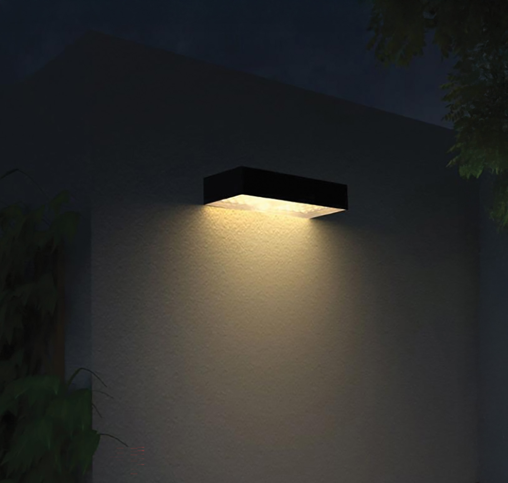 Applique solaire brick noire                                                    