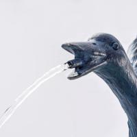 Sujet cracheur Oie Gustave                                                 