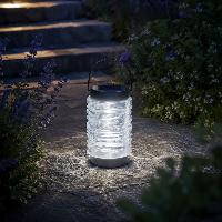 Lanterne solaire en verre Wave 10 lumens                                        