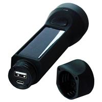Lampe torche solaire puissante avec fonction powerbank