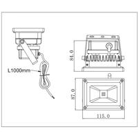 Projecteur led 10W, 730 lm