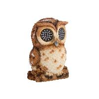 Hibou solaire aux yeux interactifs 13cm                                         
