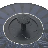 Pompe solaire disque flottantau soleil direct : jet d'eau 130L-1,7W             