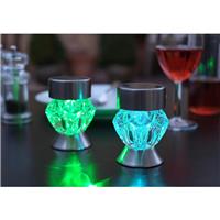 Balise ou lampe solaire verre Crystal, Lot de 4                                 