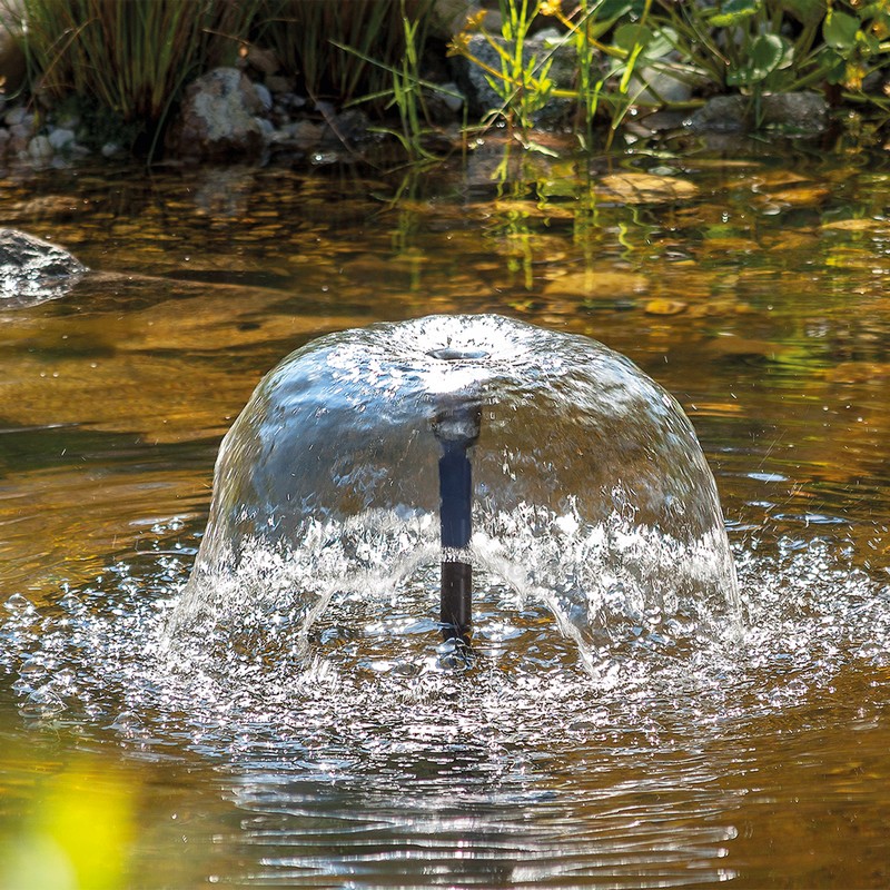 Pompe fontaine avec 4 jets différents 50W