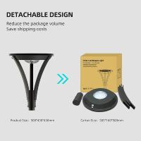 Tête de lampadaire 3000 lumens éclairage 360°                                   