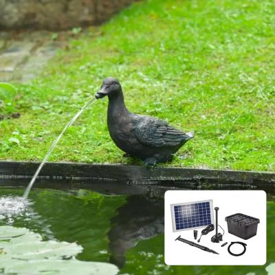 Kit fontaine canard avec pompe solaire directe 600L - 10W                       