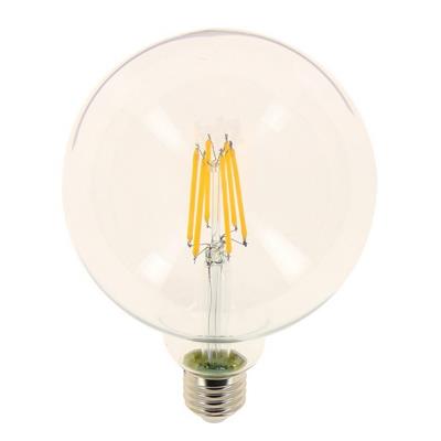 Ampoule Retroled filament, globe G125, culot E27, blanc chaud, 10,6W, 1521 lm