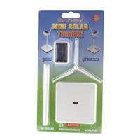 Eolienne solaire ABS blanche 16cm