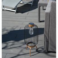Lampe lanterne solaire Celestin, Diam. 19 cm, H 46 cm