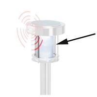 Diffuseur optique externe borne solaire Ancona