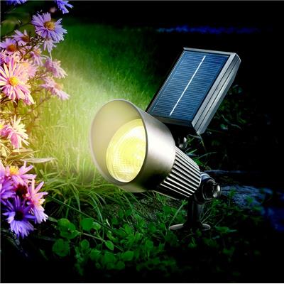 Spot solaire couleur changeante ou fixe