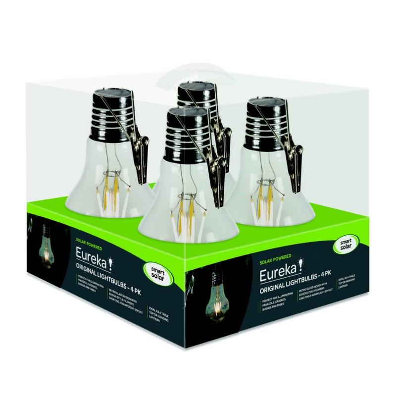 Eureka - Pack de 6 ampoules solaires à suspendre - Smart Solar.