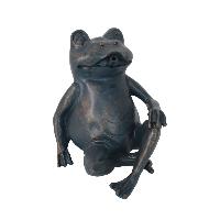 Sujet cracheur Grenouille assise L 18cm x H 20cm                                