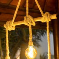 Suspension 3x ampoule Ilaria sans fil recharge solaire et USB