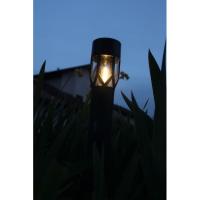 Balise solaire potelet avec ampoule led vintage Kita 10 lumens                  