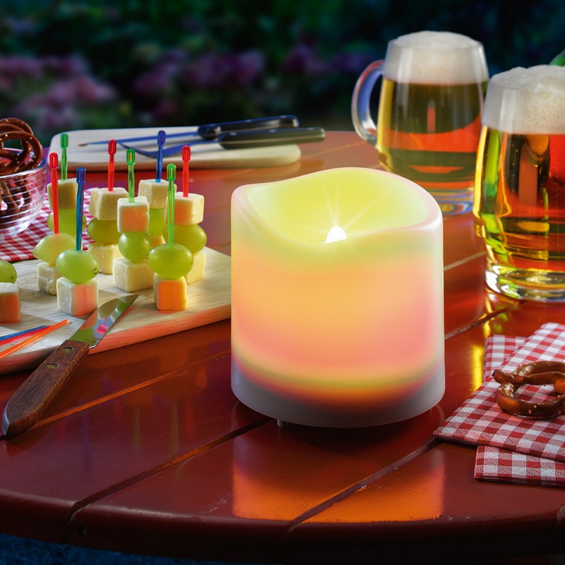 Lampe solaire bougie Candle Light, lampe solaire jardin