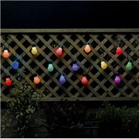 Guirlande solaire festive 20 ampoules led couleur changeante                    